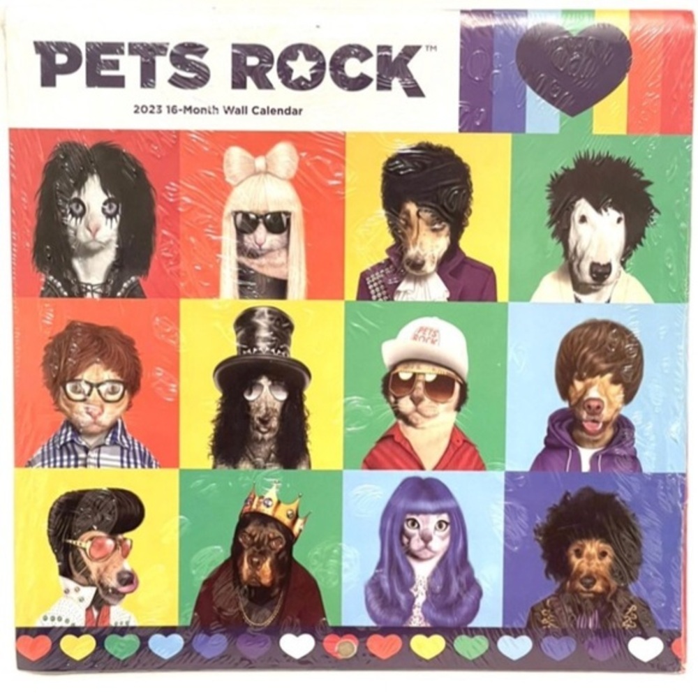 Artistic warhol style PETS ROCK 10” X 20” Wall print new‎
